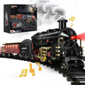 Hot Bee Train Set - Alloy Christmas Train with Lights, Smoke & Sound