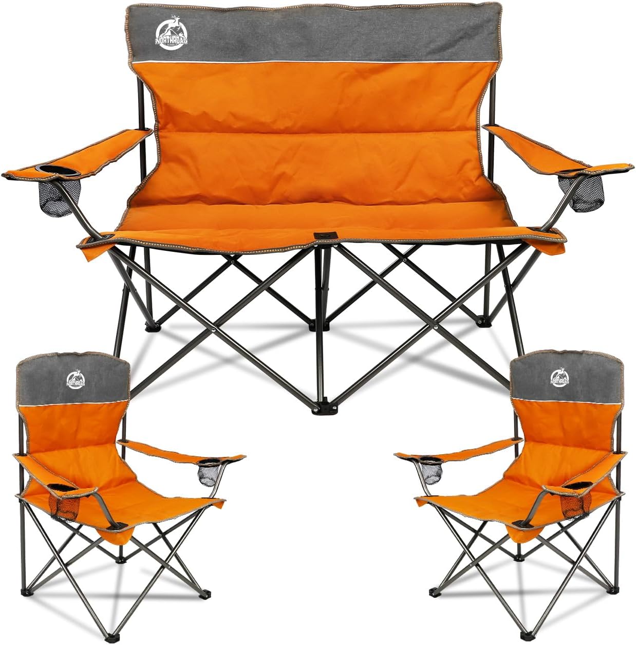 Northroad Outdoor Camping Chair Set of 3 for Family Fun