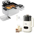 Vexon Deep Fryer + Nut Milk Maker Bundle - Efficient Cooking Combo