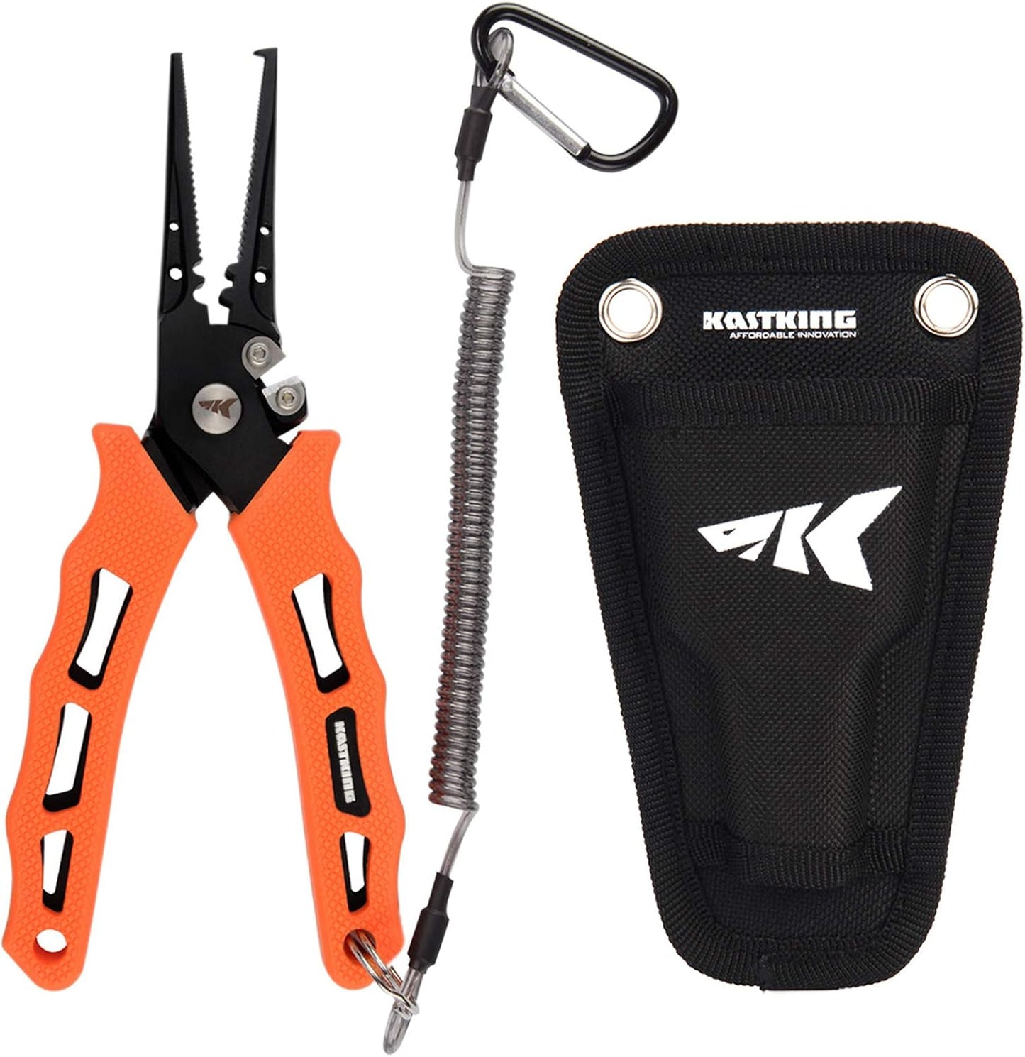 KastKing Cutthroat Fishing Pliers - Saltwater Resistant Stainless Steel Tool