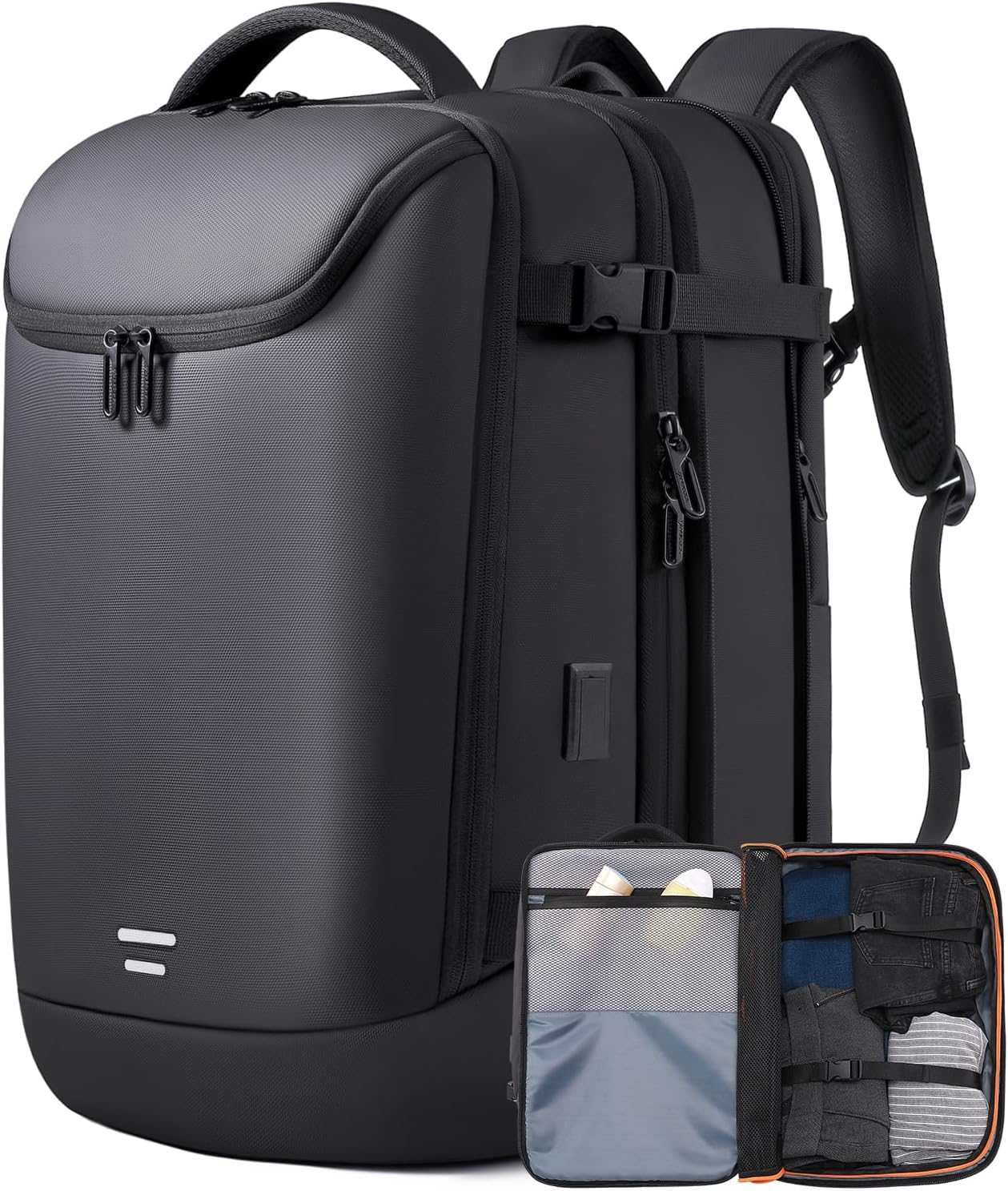 40L Expandable Carry on Backpack for Travel and Business Use