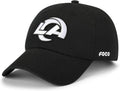 FOCO Men's NFL Team Logo Black & White Casual Hat Caps - Classic