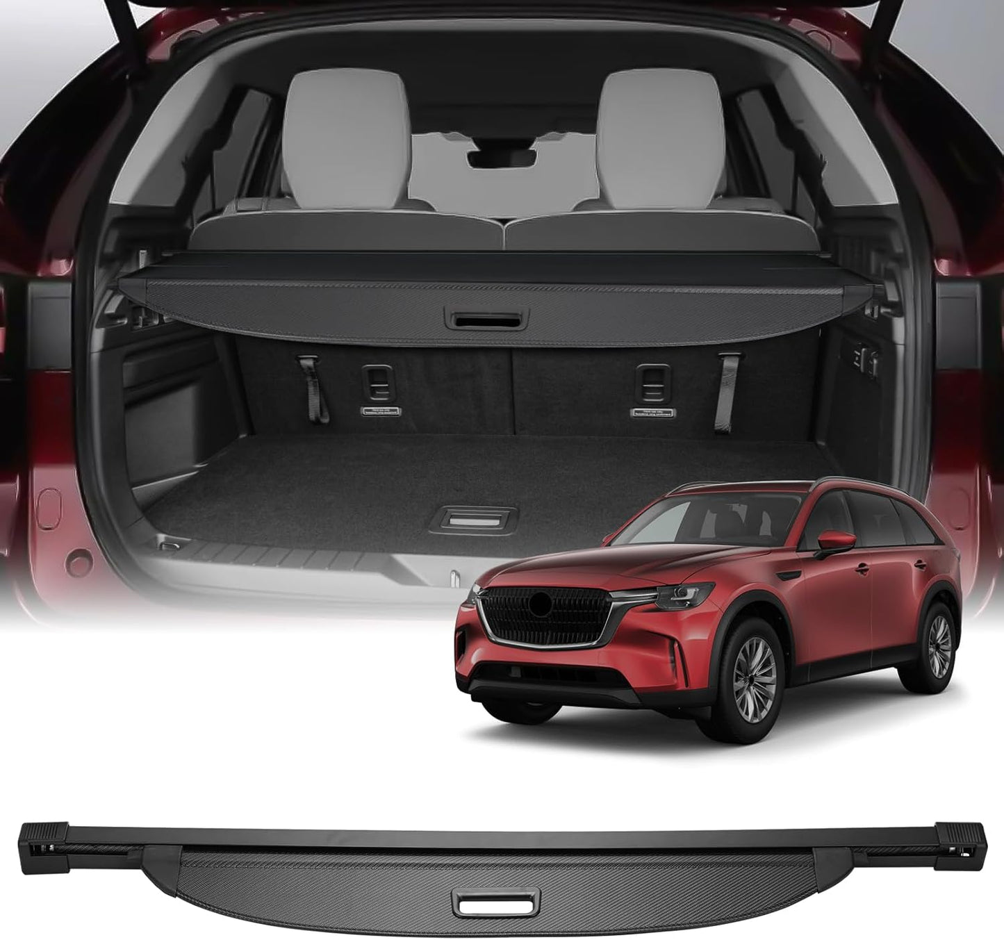 Cargo Cover for Mazda CX-90 2024 - Premium Trunk Security Shade