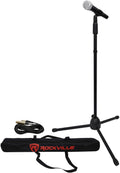 Rockville Wired Pro Mic Kit 1 - Metal Dynamic Microphone Kit