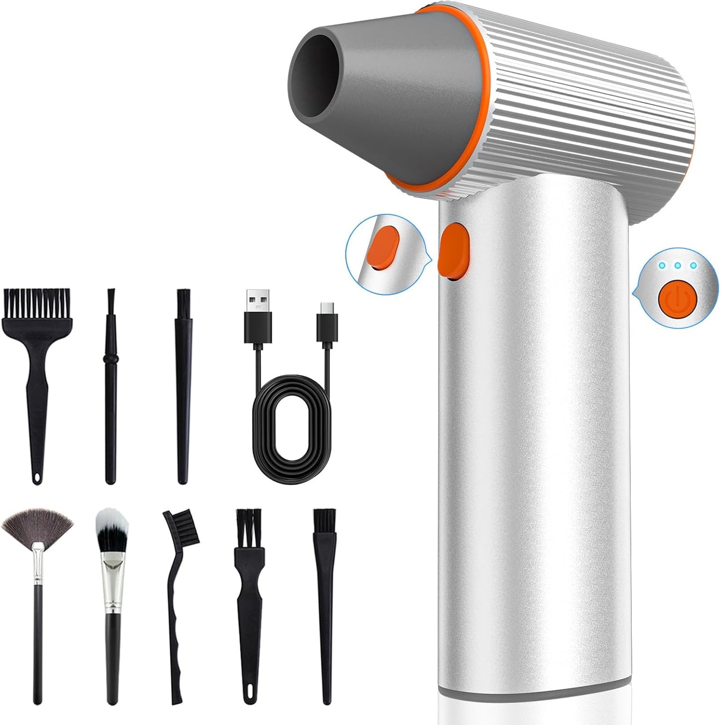 MIRAIDON Electric Air Blower: Turbo Power for All Your Cleaning Needs