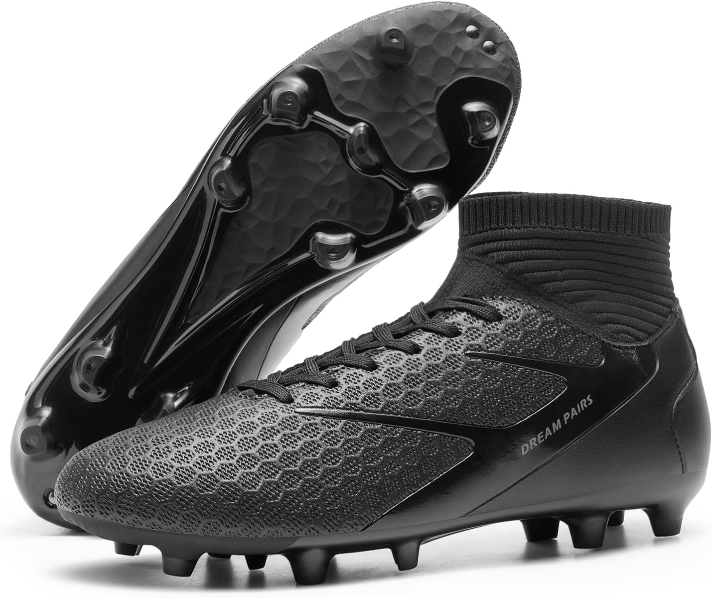 DREAM PAIRS Men's High Tops Soccer Cleats for Training Play