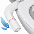 BIGCOW Ultra-Slim Bidet Attachment 2 Pack - Dual Nozzle Hygiene