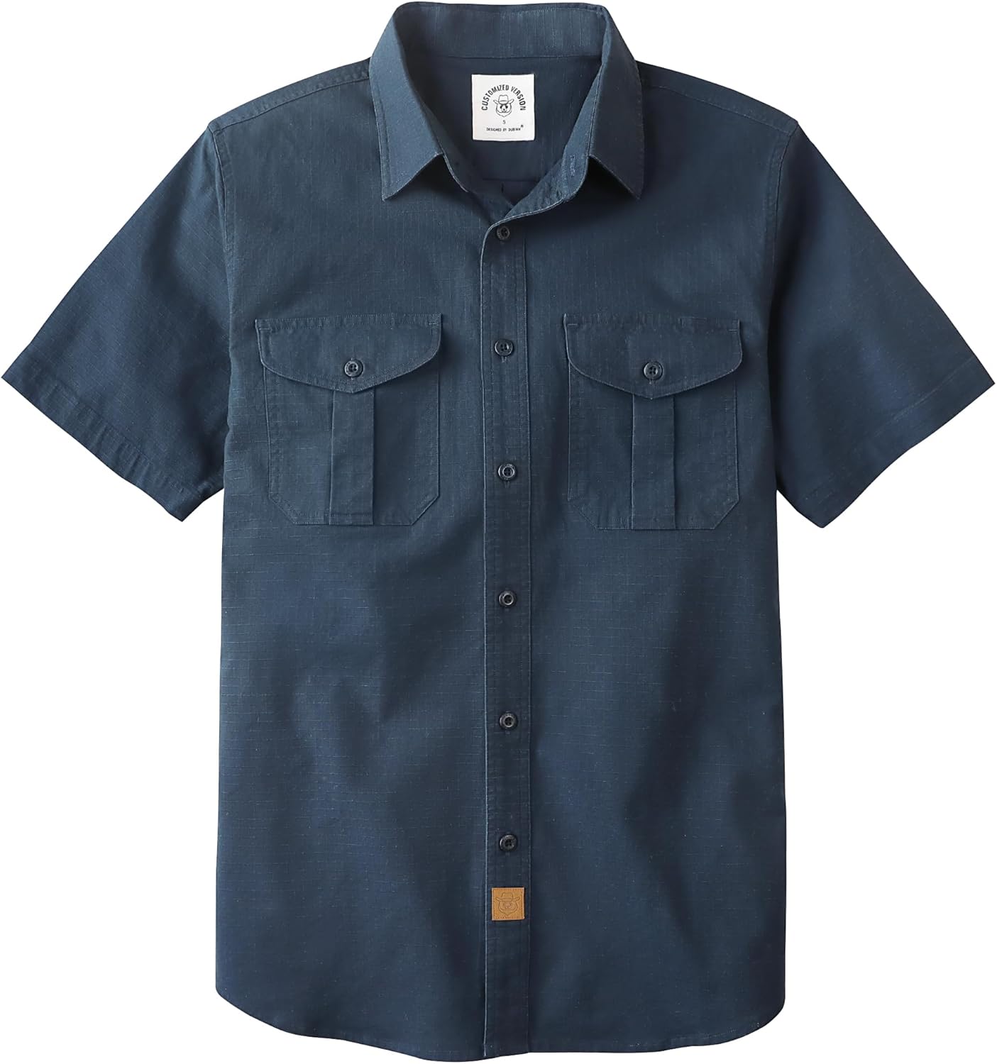 Dubinik Mens Short Sleeve Button Down Shirts for Casual Wear