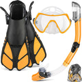 ZEEPORTE Snorkel Set with Mask and Fins for an Amazing Adventure