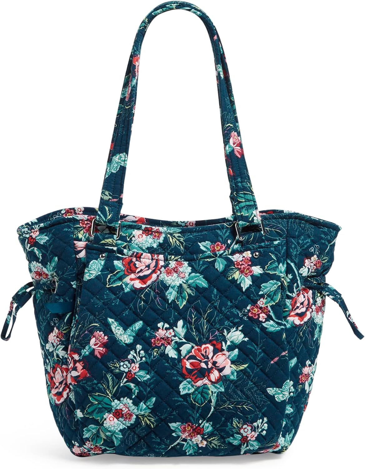 Vera Bradley Women's Cotton Glenna Satchel Purse for Everyday Use