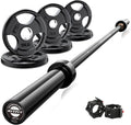 RitFit Barbell Weight Set for Home Gym - 4/6FT Options
