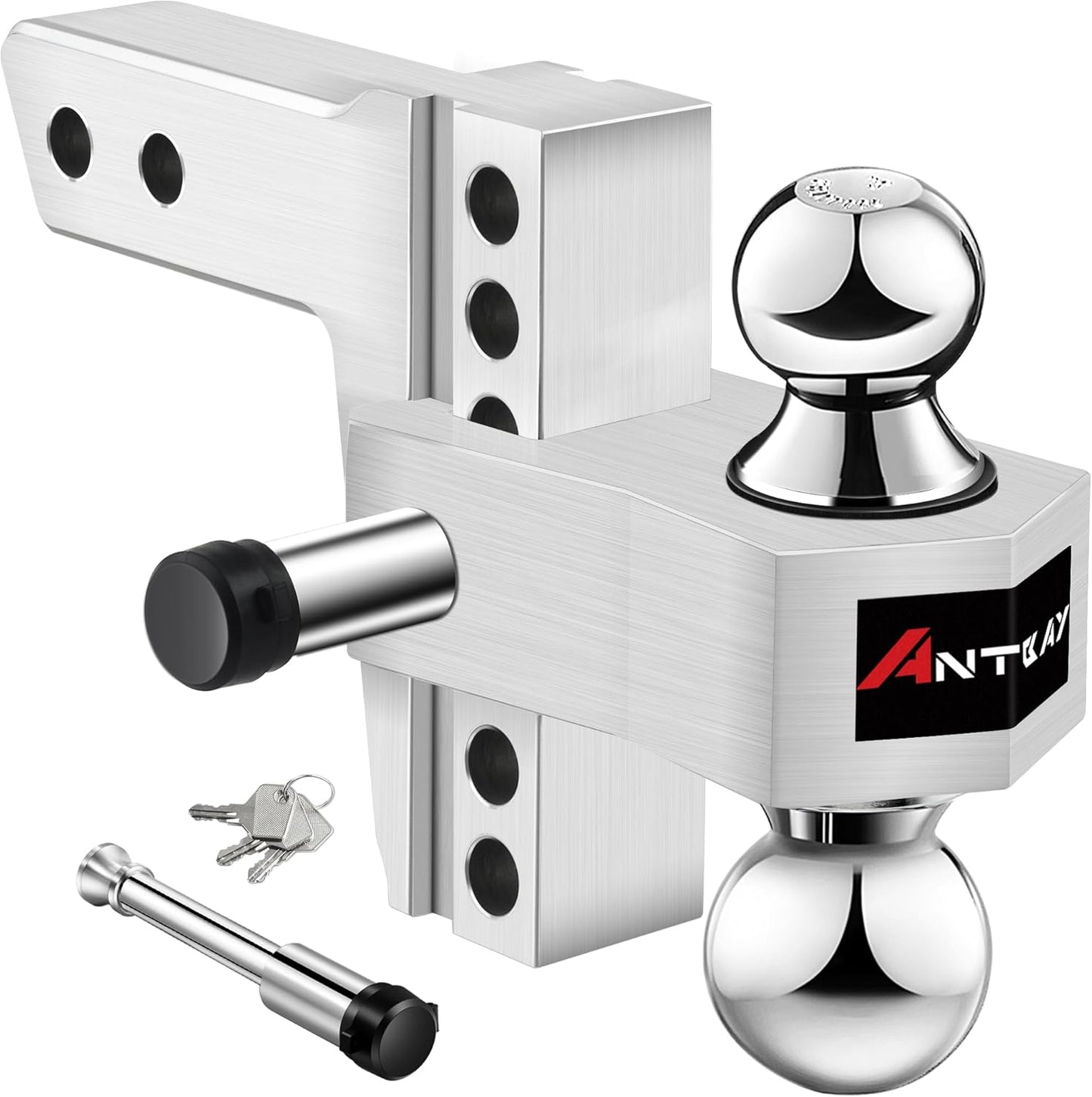 Adjustable Trailer Hitch Towing Ball Mounts for Heavy Loads