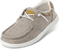 STQ Women's Lace up Loafers Orthopedic Ultralight Boat Casual Shoes on