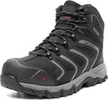 NORTIV 8 Waterproof Work Boots for Men Steel Toe Safety - Durable cap