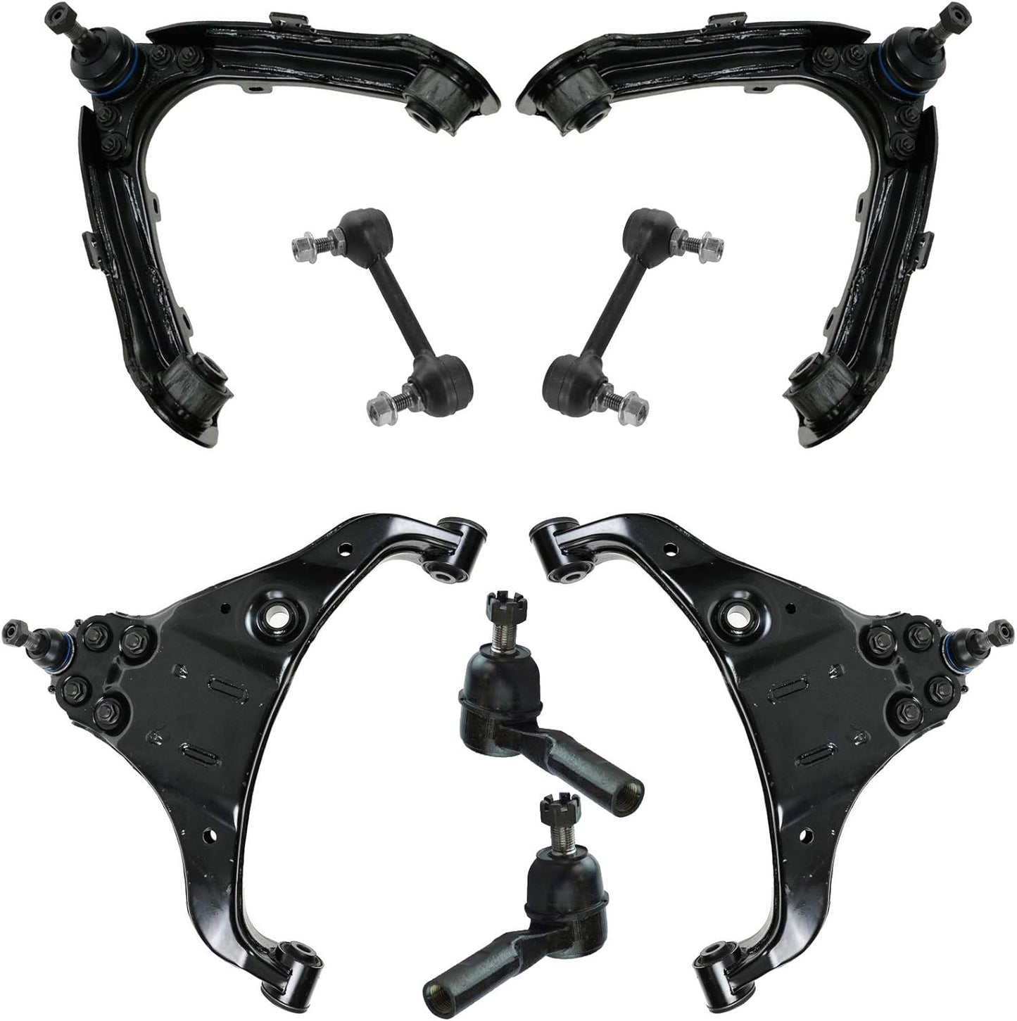 TRQ Front Steering & Suspension Kit for Chevrolet Colorado 2006-2012