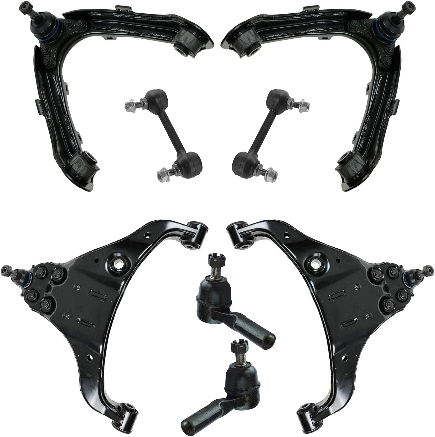 TRQ Front Steering & Suspension Kit for Chevrolet Colorado 2006-2012