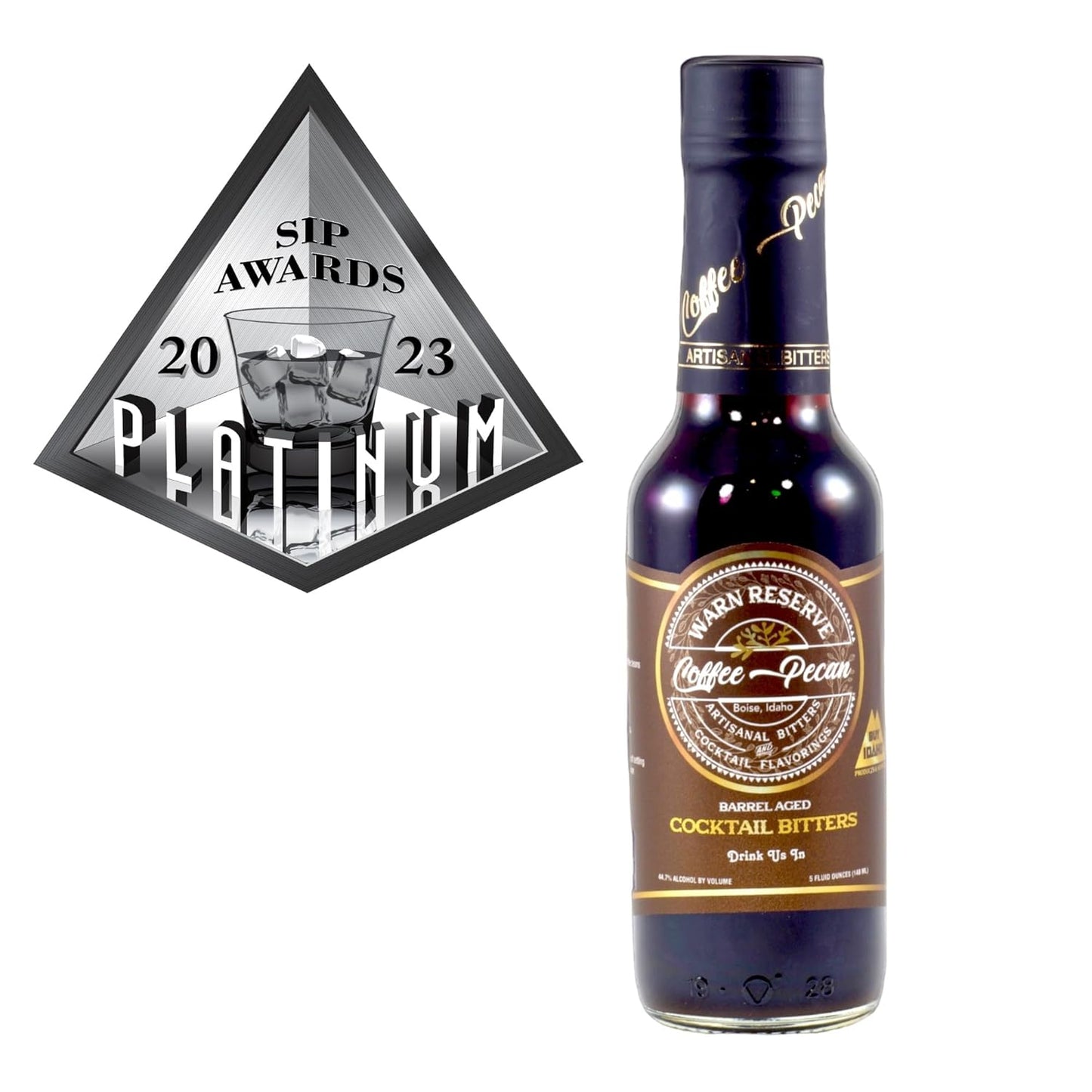 Barrel-Aged Coffee Pecan Cocktail Bitters