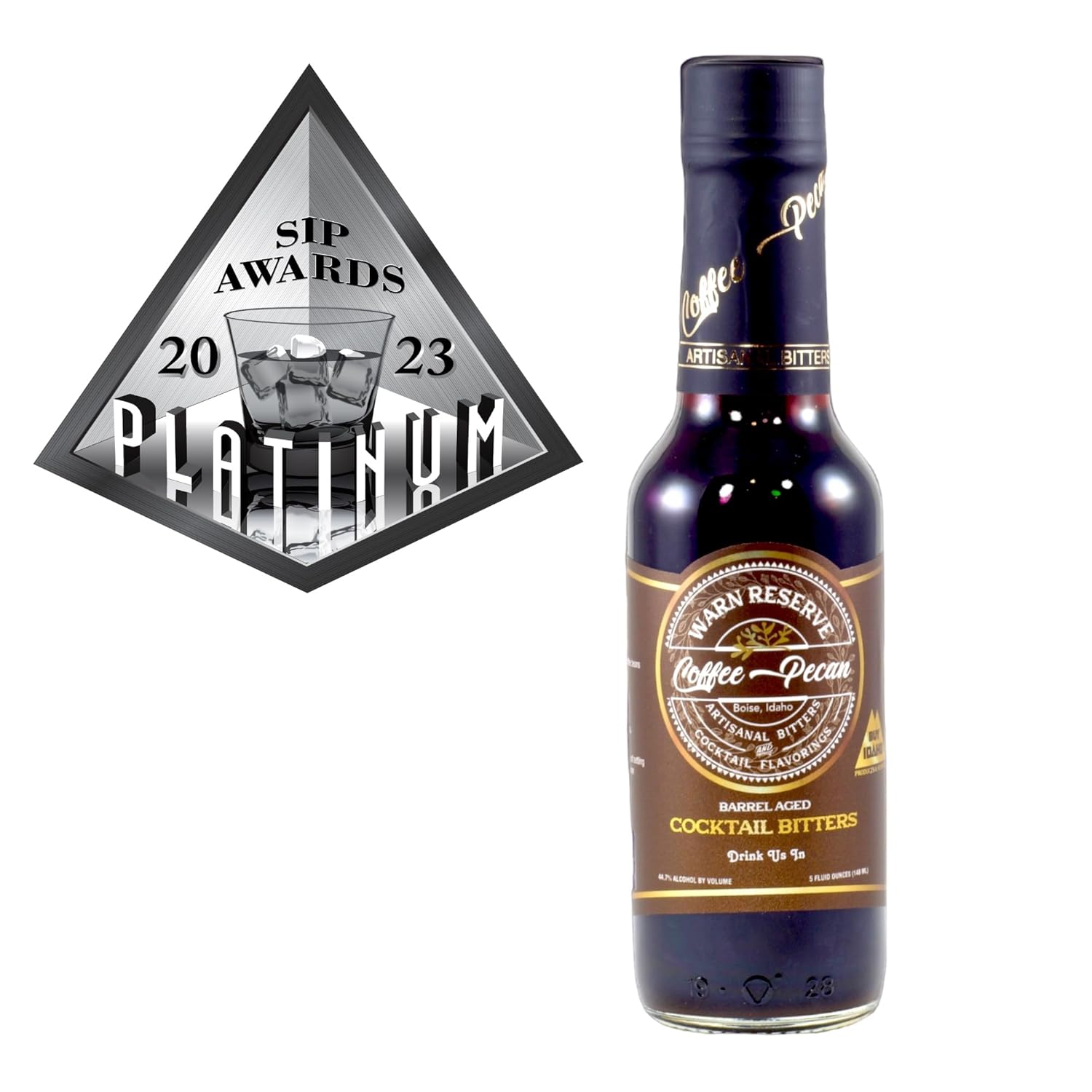 Barrel-Aged Coffee Pecan Cocktail Bitters