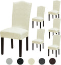 Stretch Dining Room Chair Covers Set of 6 - Protective Stretch