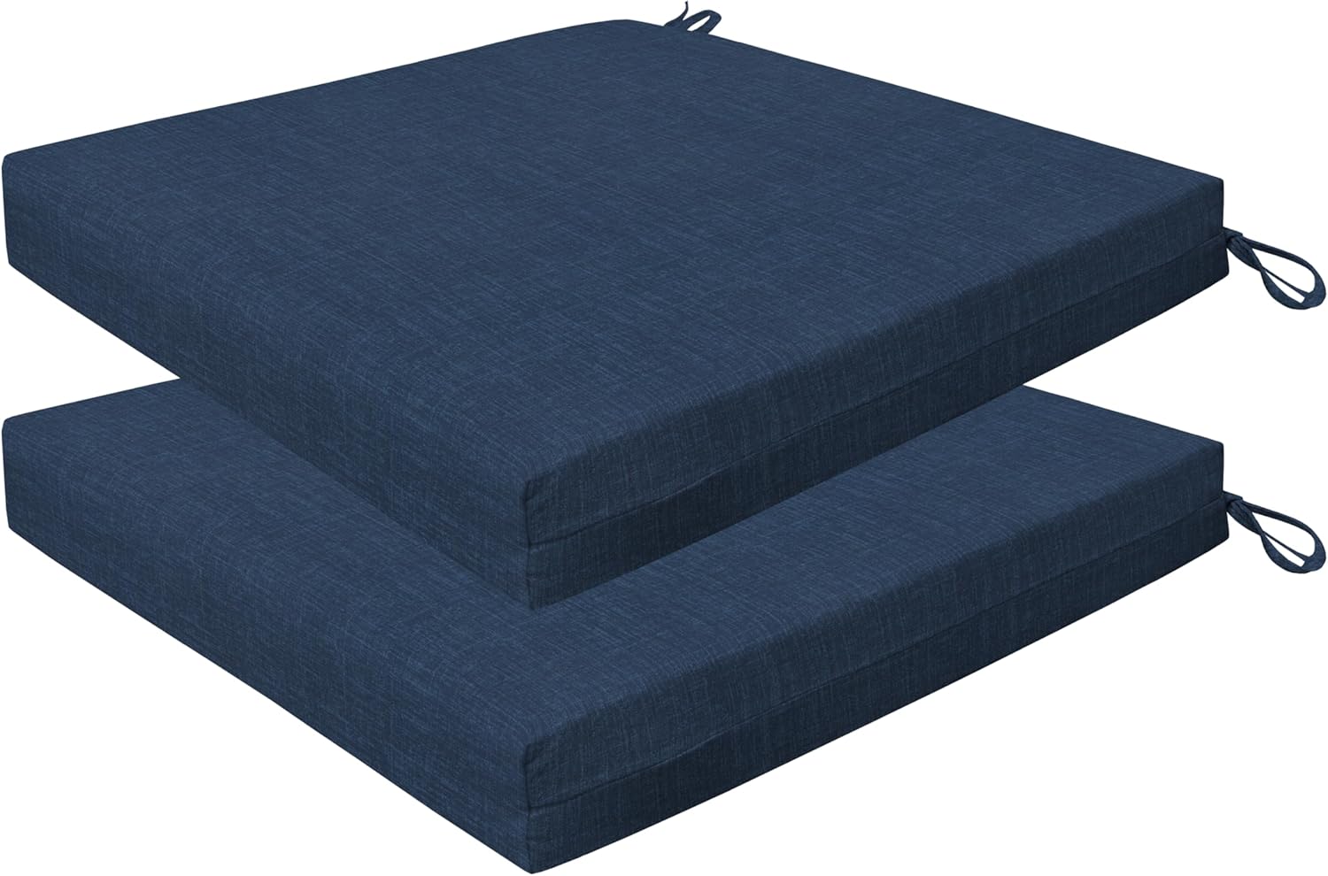 Honeycomb Outdoor Essentials Set of 2 Square Seat Pads for Comfort