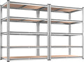 REIBII 2020LBS Garage Shelving 5 Tier Storage Shelves - Heavy Duty