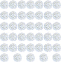 White Hydrangea Artificial Flowers Bulk, 40 Pcs - Lifelike Wedding