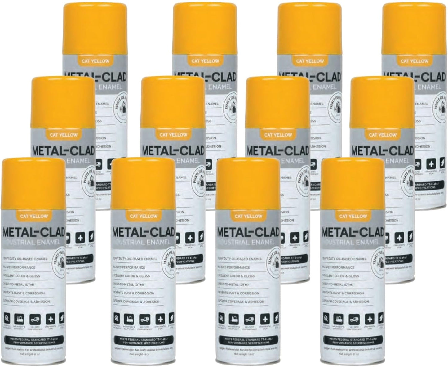 Industrial Enamel Aerosol Spray Paint for Metal Surfaces
