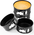 4 Pcs 6 Inch Non Stick Springform Pan for Perfect Baking