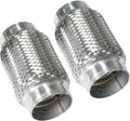 3 inch Exhaust Flex Pipe 3in x 3.7inw - Heavy Duty Double Braid