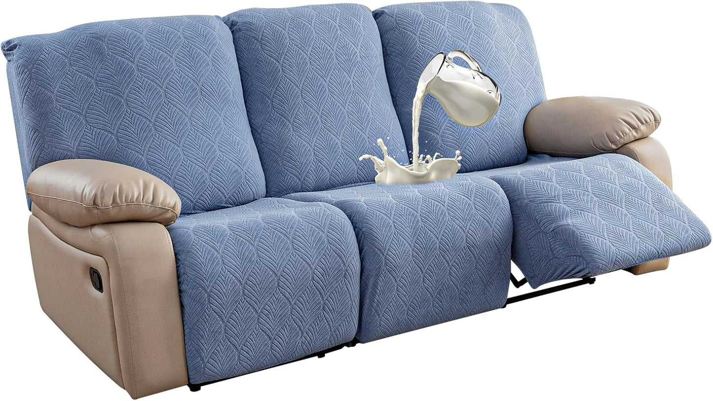 100% Waterproof Recliner Sofa Slipcovers for 3 Cushion Couch