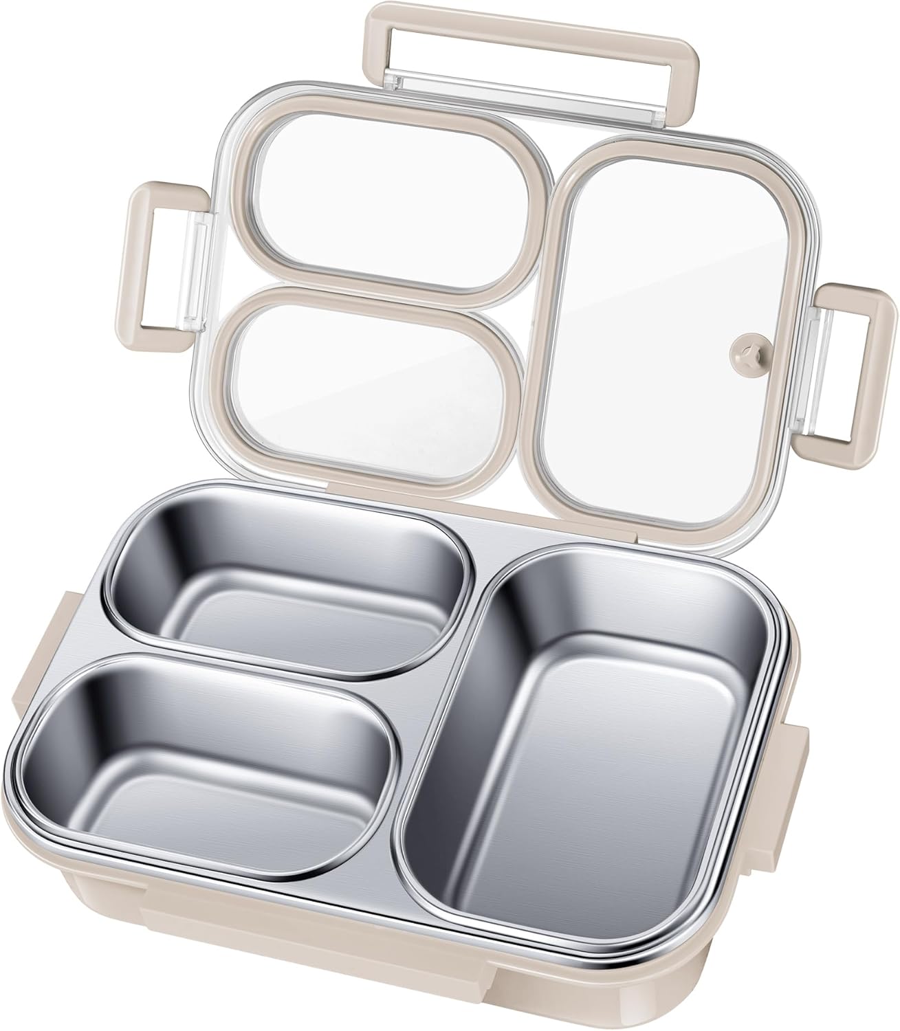 Stainless Steel Lunch Box for Kids & Adults - 25 oz Leakproof