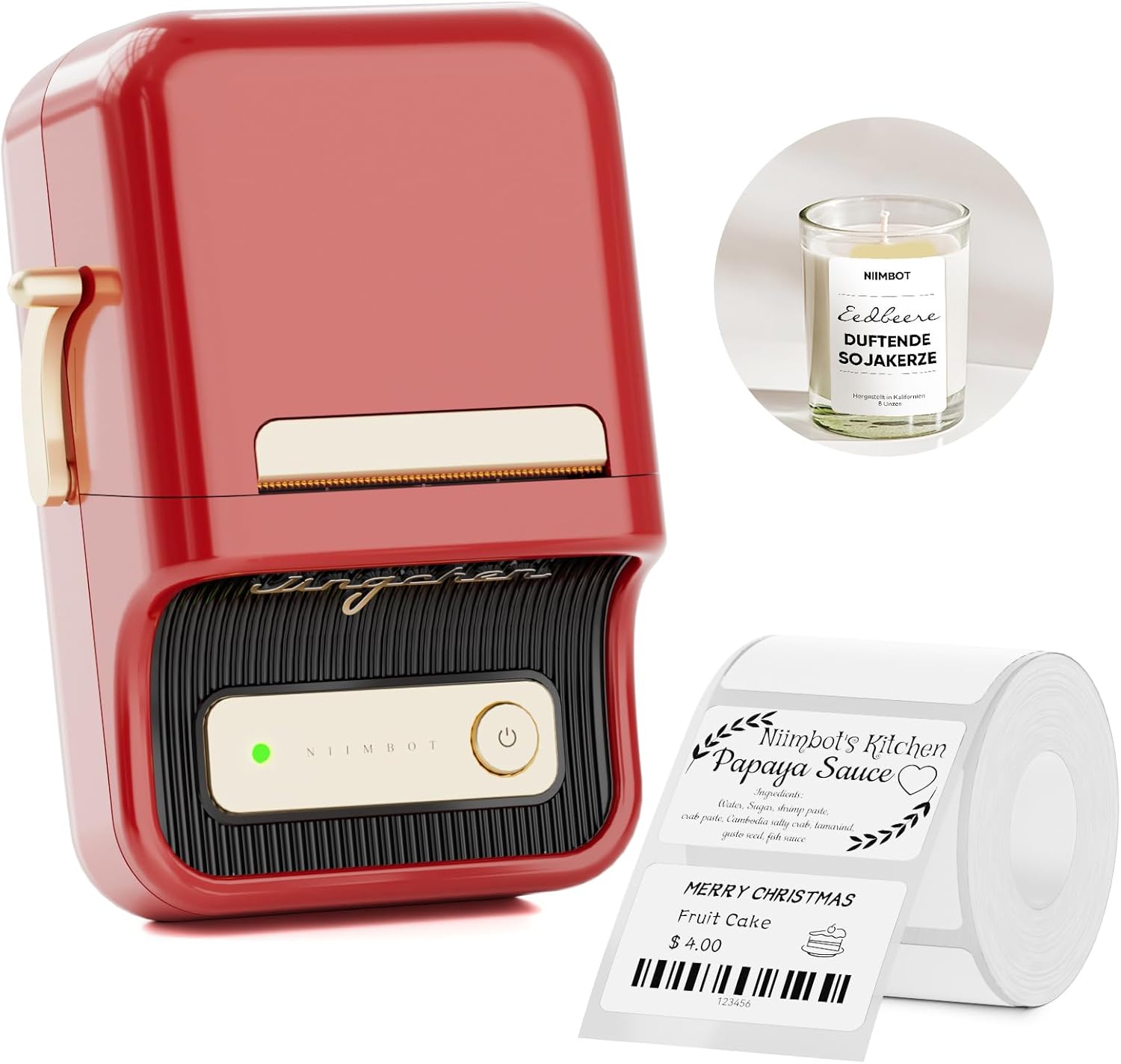 NIIMBOT B21 Inkless Label Maker - Organize with Ease!