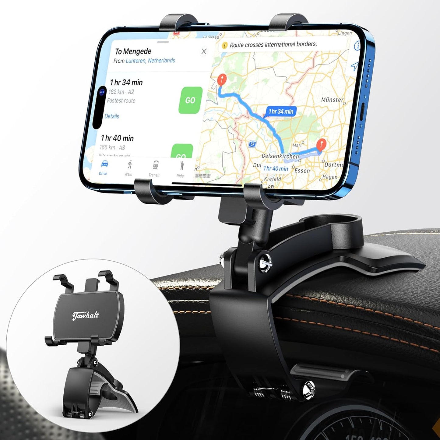 360 Rotation Car Phone Holder by Jawhalt