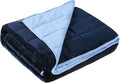 Satwip Blue Weighted Blanket 15 Pounds 48 x 72 in - Year-Round Comfort