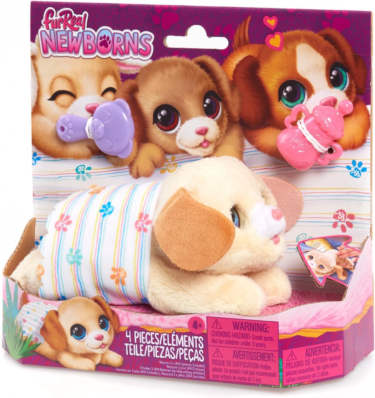 Interactive Plush Puppy - Sounds & Motion - Ages 4+