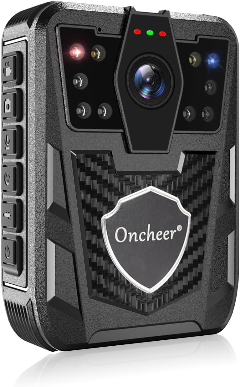 1080P Body Camera with 12H Continuous Record and 64G SD Card