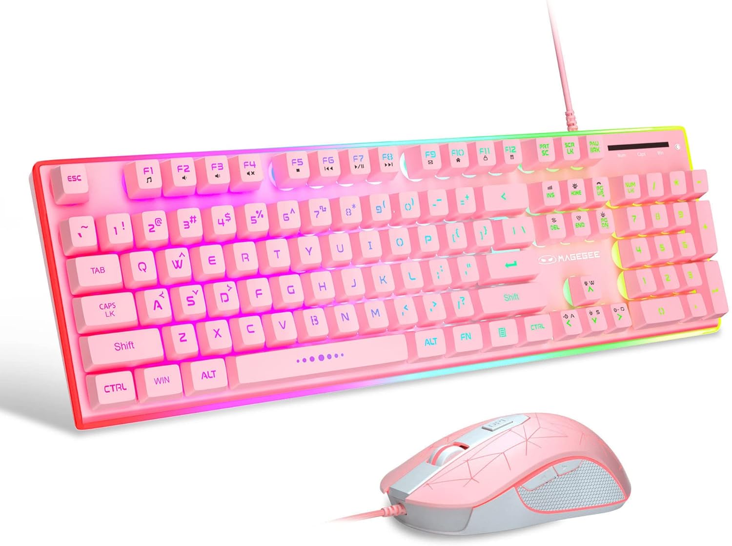 Ultimate Gaming Set: MageGee RGB Keyboard & Mouse