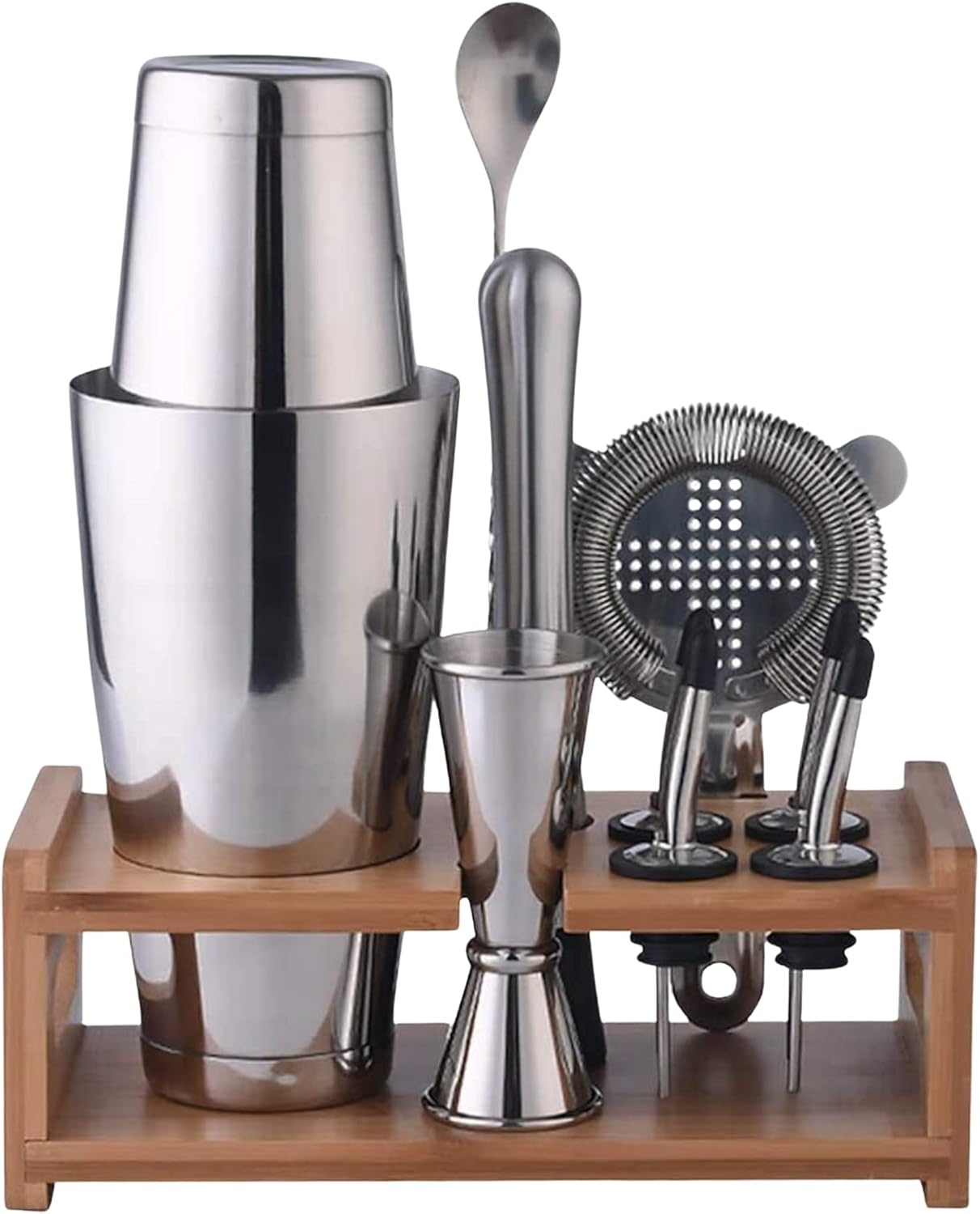 ACCOUTREMENT 11-Piece Cocktail Kit: Shake Up Quality!