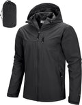 33,000ft Men's Packable Rain Jacket Lightweight Rain Shell Raincoats