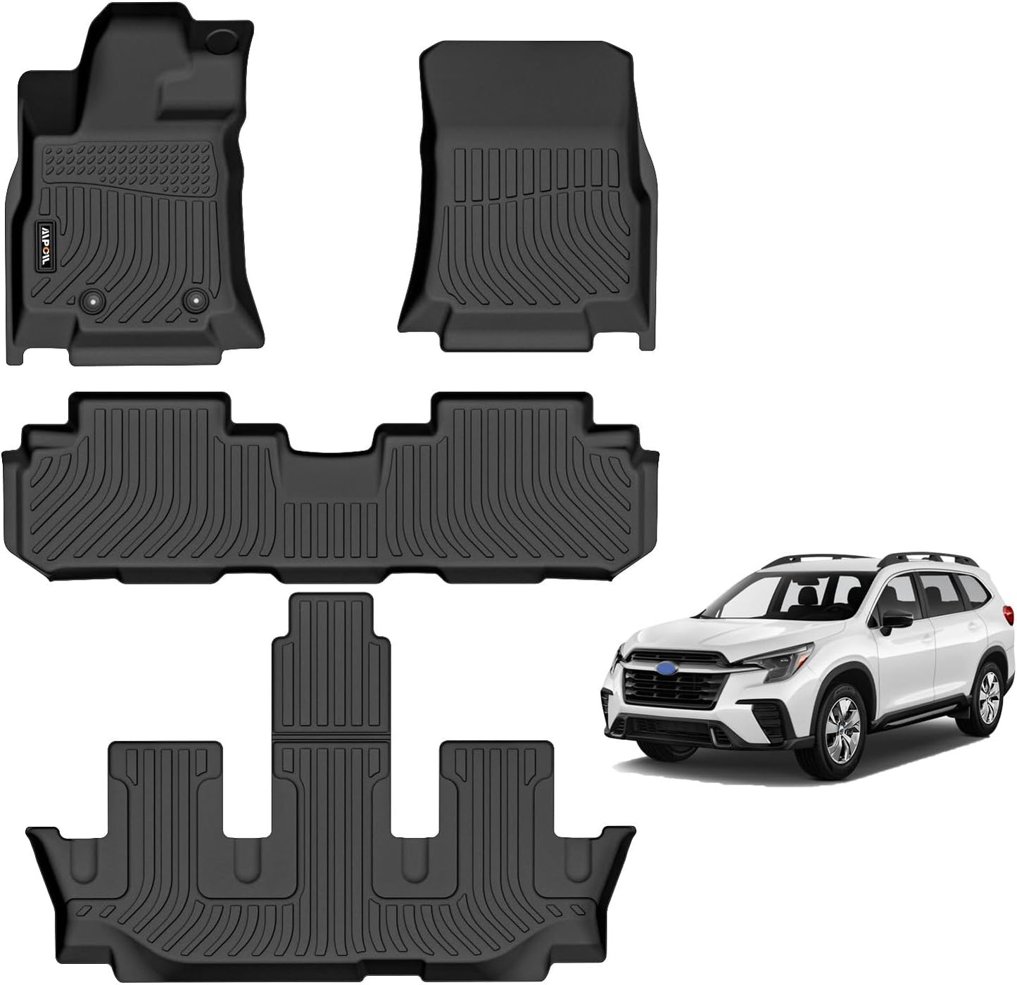 Custom Fit All-Weather Floor Mats for Subaru Ascent 2019-2025