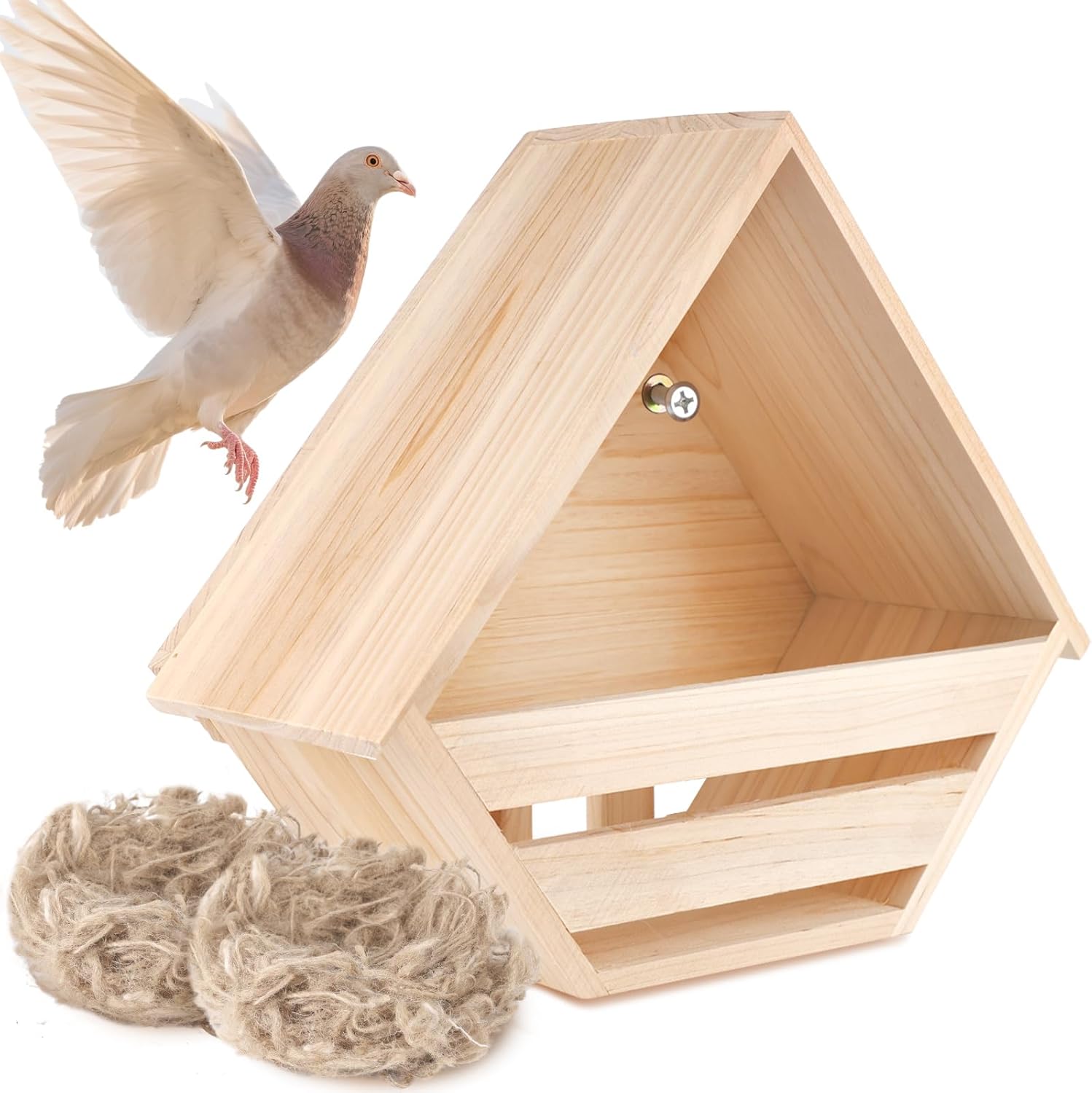 Cedar Dove Nesting Box for Mourning Doves and Pigeons Outdoors