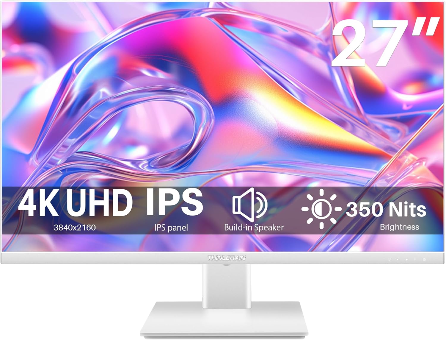 Thinlerian 27 4K IPS Monitor - Stunning Clarity & Design