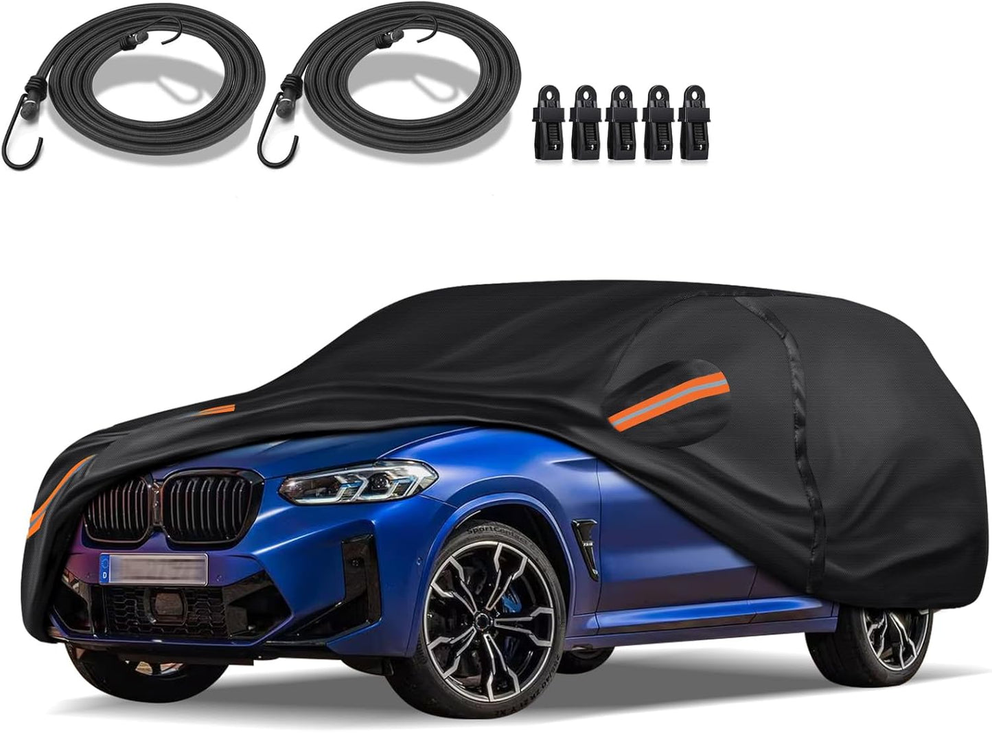 16-Layer Full Car Cover for 2011-2024 BM-W X3, Heavy Duty