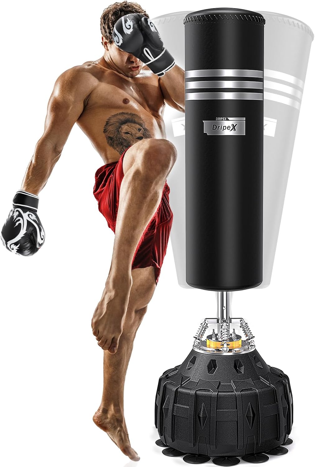 Dripex Freestanding Punching Bag for Home Gym Workout Training
