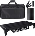Aluminum Alloy Guitar Pedal Board 22in x 12.6in - Lightweight, Tidy