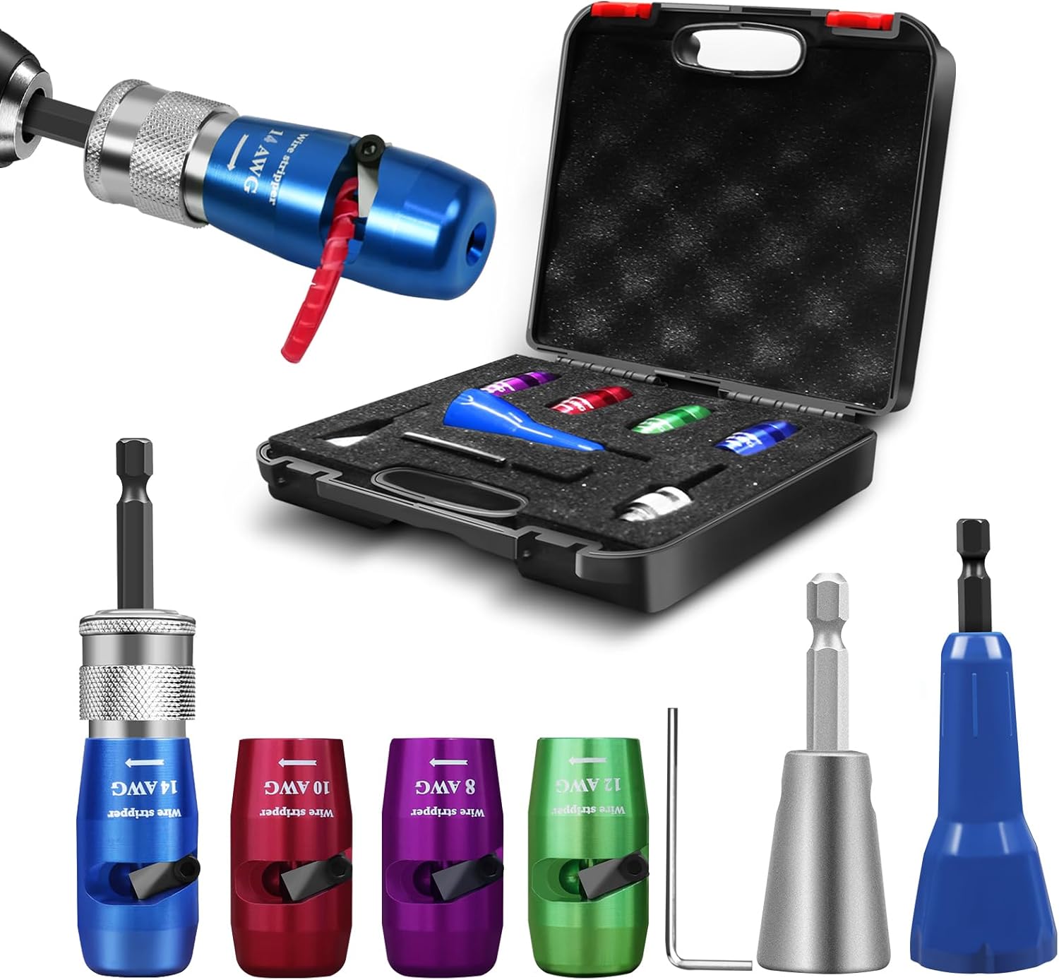 BURMONG Wire Twister & Stripper Tool for Efficient Wiring Tasks