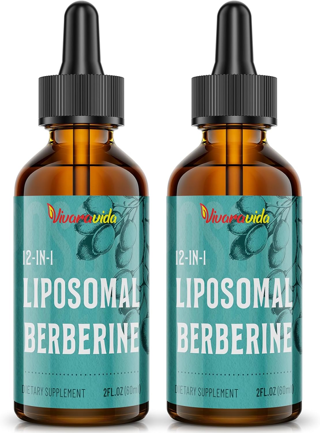 Liposomal Berberine HCl Supplement 3000 mg for Wellness