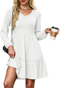 AUSELILY Womens Long Sleeve Dress for Fall Casual Style