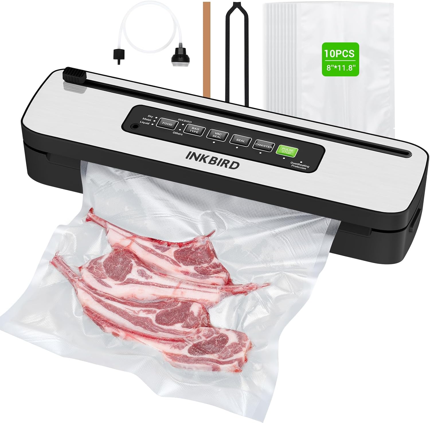 INKBIRD Vacuum Sealer Machine with 6 Food Modes for Freshness
