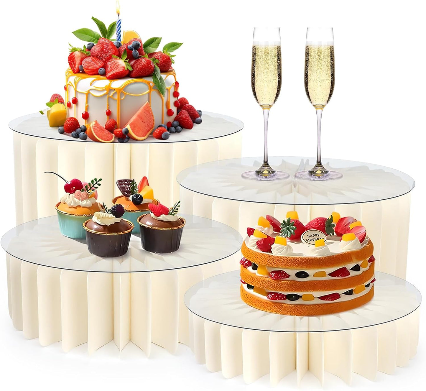 Buffet Risers Food Risers for Elegant Party Displays and Events